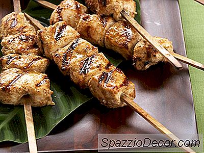 Chicken Kebabs Med Kilantro-Lime Chutney