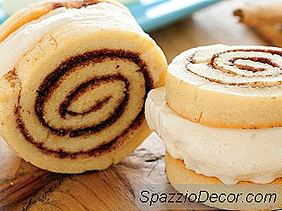 Cinnamon Roll Ice Cream Sandwich