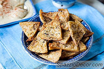 Eigengemaakte Whole-Wheat Pita Chips Recept