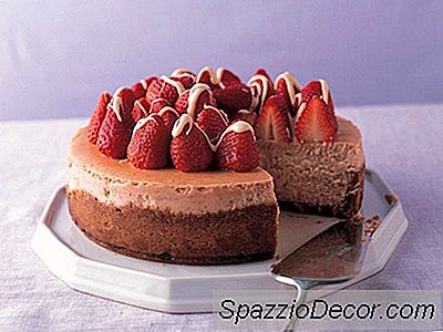 Erdbeer-Und Weißer Schokoladenkäsekuchen