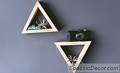 Odanızın Dekor Için Diy Modern Üçgen Raflar