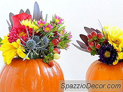 Diy Pumpkin Flower Vases Sinun On Pakko Olla All Season Long
