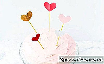 Simples Coração Bolo Toppers Você Pode Diy